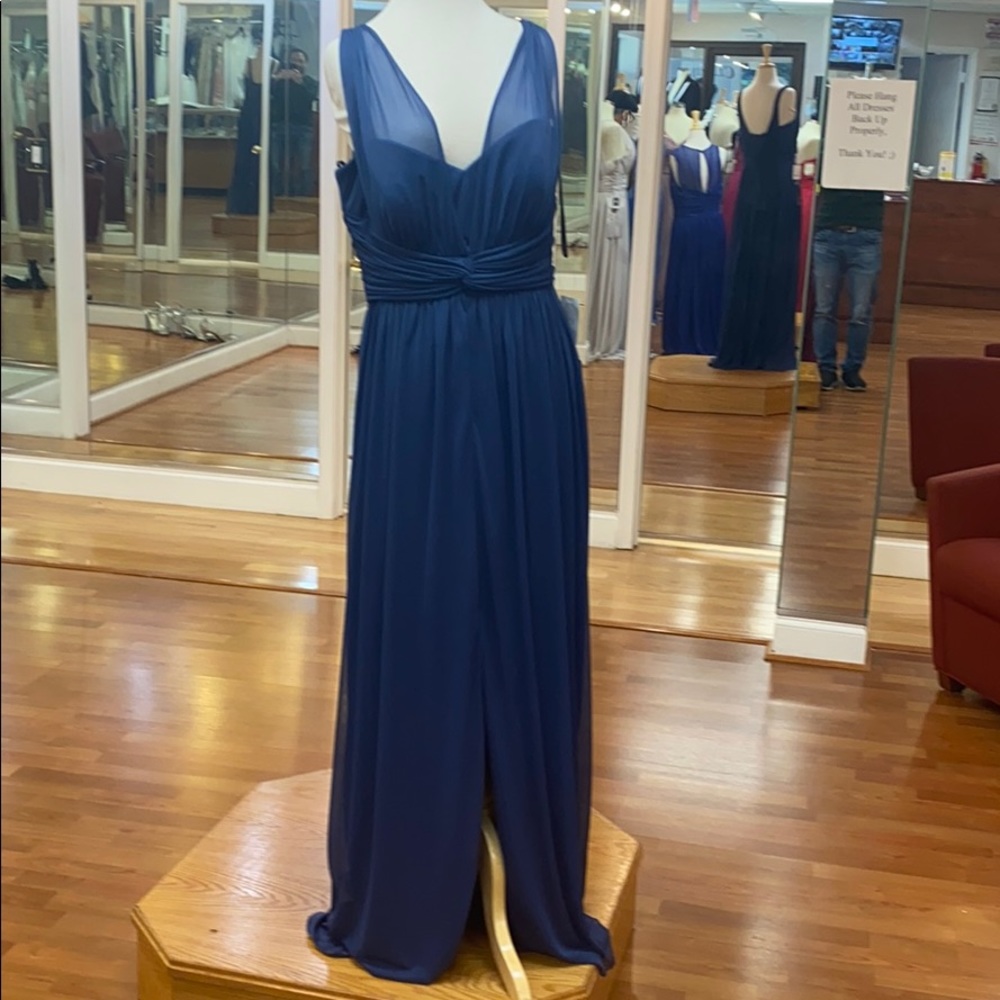 ✔️ navy blue bridesmaid dress